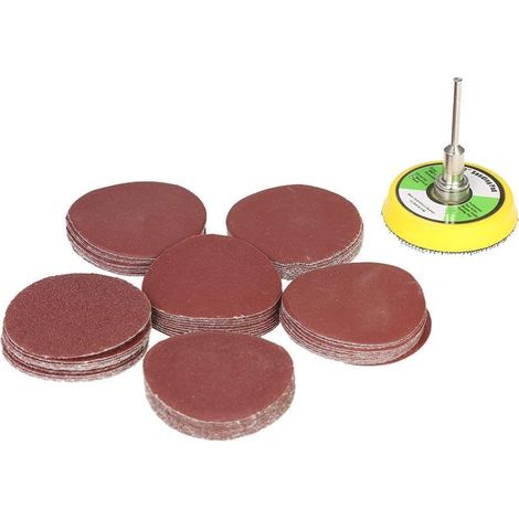 100 Stück 25mm Schleifpapier Rund, Abrasives Sandpapier Für Heimwerker-zubehör Und Schleifmaschinen, Körnungen 100/180/240/1500/3000