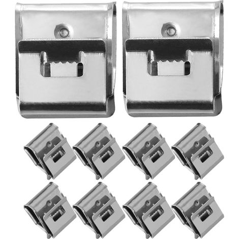 55 Edelstahl-kabelclips 304, Photovoltaik-kabelbefestigung, 4 Mm² Doppeldraht Für Erdung Von Solarpaneelen, Robuste Befestigung