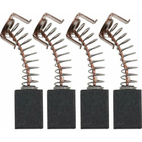 Zubehör Für Einen Winkelschleifer, 2 Paar Kohlebürsten Für Motor 12 X 8 X 5 Mm Kompatibel Mit Winkelschleifer Ws125 Black & Decker G720