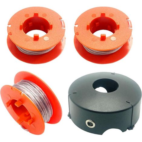Zubehör Für Rasentrimmer, Fadenspule Für Bosch-rasentrimmer Art 23 26 30 Commitrim Easytrim 8 M F016800175 (3 Spulen + 1 Kappe)