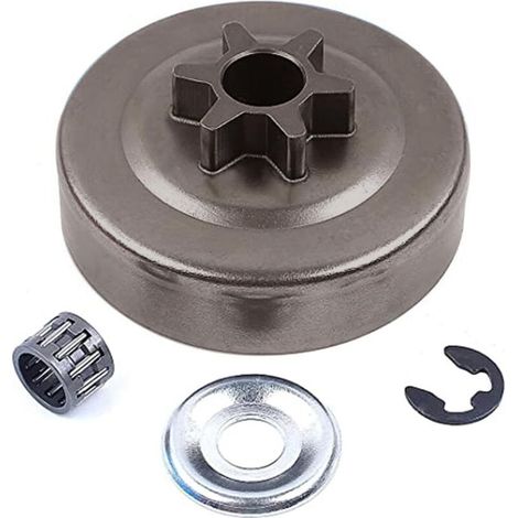 Kupplungsritzel-kit 3/8" 6z, Ritzel-kit 3/8" 6z, Mit Nadellagern Und Sicherungsscheiben, Kompatibel Mit Kettensägen Ms170, Ms180, Ms210, Ms230, Ms250