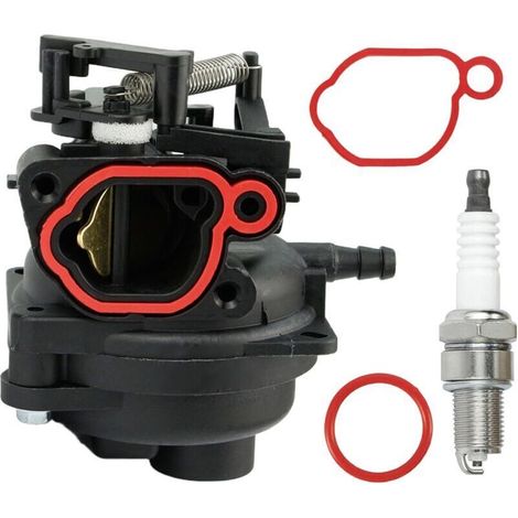 799584 Vergaserkit Für Briggs & Stratton 550ex Lc221a 625ex 675ex Tb110 Carb Motor 09p702-0145/0098 - F1 Rasenmäherteile Mit Roten Dichtungen + Zündkerze Ersetzt 594058