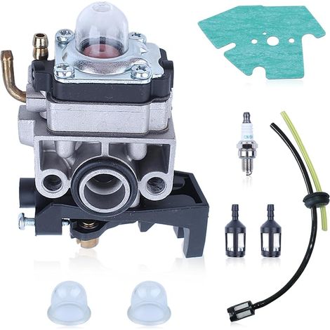 Vergaser Für Honda Gx25 Gx35 Gx50 Ums425e Umk425e Umk435e Hhb25 Fg110 4-takt Motor Freischneider, Mit Schlauch Dichtung Zündkerze, Kraftstofffilter Ersatz Zubehör