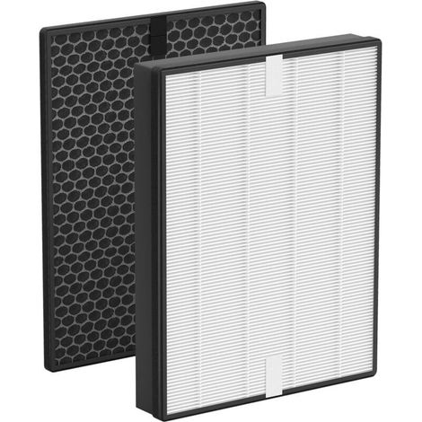 Ersatzfilter Kompatibel Mit Philips Luftreiniger Ac2882, Ac2887, A2889, Ac3829, Serie 2000 Und 3000, Mit 1 Hepa-filter Und 1 Aktivkohlefilter