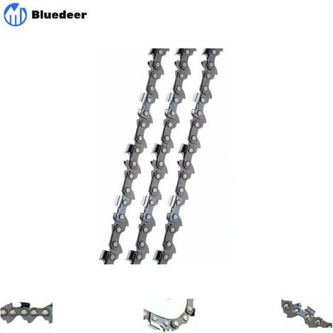 3er-set Kettensägenkette 3/8"lp 52 Glieder 1,1mm 35cm Geringer Rückschlag Kompatibel Mit Bosch Ake 35 S Ake 35-19 S, Einhell, Husqvarna, Makita, Dolmar, Oregon Und Anderen F Bluedeer Führungsschiene U