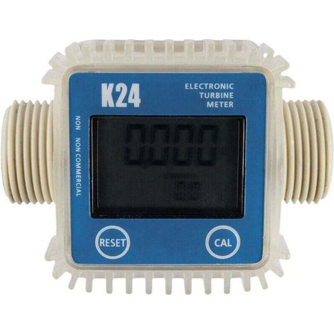 1 Stück K24 Lcd Digitaler Kraftstoff-turbinen-durchflussmesser, Weit Verbreitet Für Chemische Produkte