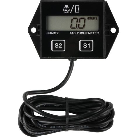 Werbung, Digitaler Stundenzähler Mit Tachometer, Wartungserinnerung, Austauschbare Batterie, Automatische Abschaltung, Geeignet Für Ztr-rasenmäher, Traktorgeneratoren, Marine, Atv, Schneemobile