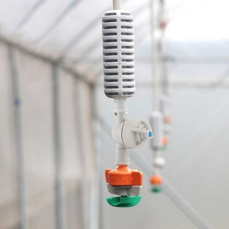 Rotierender Sprinkler Mit Hängendem Gießkannen-aufsatz, Gartensprühgerät, Mikro-tropfbewässerung, Bewässerungsanschluss, 5 Stück