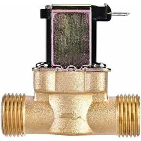 Elektrisches Magnetventil Aus Messing 1/2" Ac 220v Nc (normalerweise Geschlossen) Durchflussregelventil Für Wasserkontrolle - Liaiki