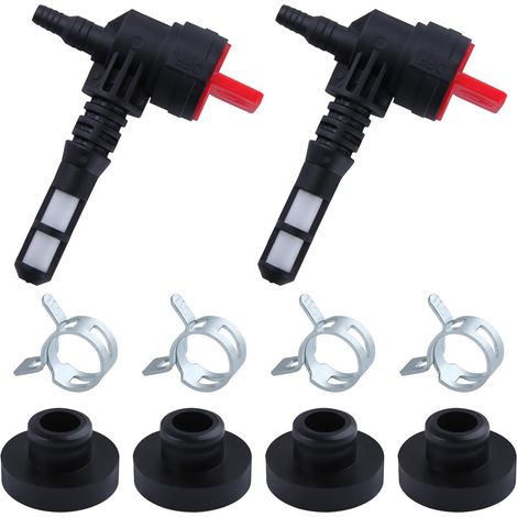 2er-pack Kraftstoff-absperrventile, 90-grad-gas-absperrventil Mit Ösenklemme Für Gastank, Briggs & Stratton, Generator, Hochdruckreiniger, Rasenmäher