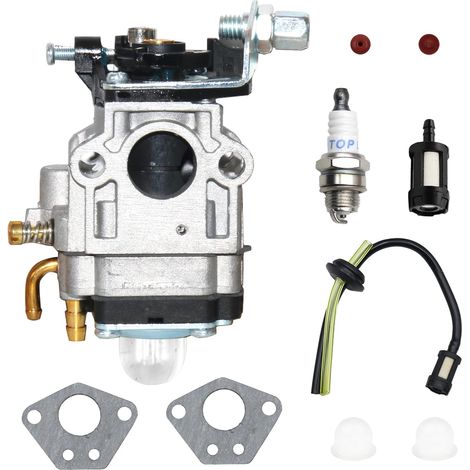 Vergaser Für Freischneider 52cc 49cc 43cc, Vergaserkits Für Motoren Mit Dichtung, Schlauch, Zündkerze Und Kraftstofffilter Für Rasenmäher, Freischneider Und Kettensägen