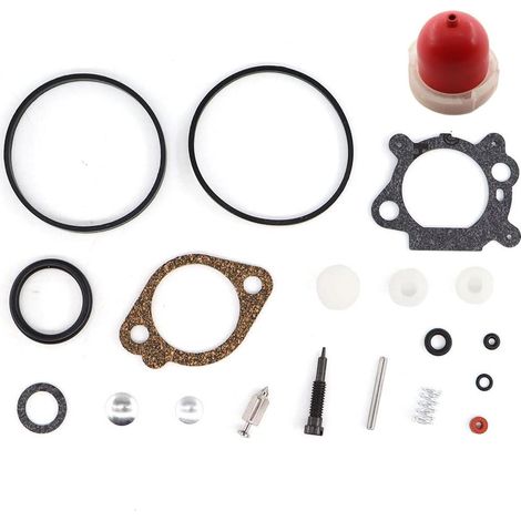 Mchnic Reparaturset Für Vergaserdichtung Und Primerpumpe Für Briggs Stratton 398183 490937 498261, Passend Für 3,5-4 Ps Max & Quantum Motoren Sowie 5ps Horizontalmotoren Mit 122k00 123k00
