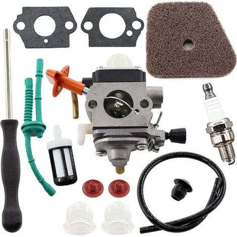 Vergaserkit Für Stihl Fs87 Fs90 Fs100 Fs110 Fs130 Hl95 Hl100 Ht100 Ht101 Km90 Km100 Km110 Sp90 Freischneider 4180-120-0610 Ersatz Mit Luftfilter Schraubendreher