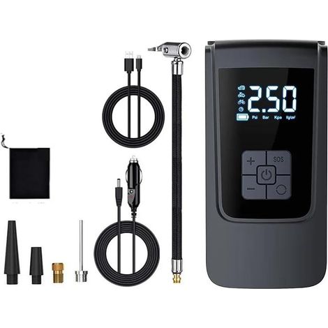 Auto-kompressor Tragbarer Luftkompressor Reifenaufbläser 4000mah Dc 12v 150psi Luftpumpe Für Reifen Mit Digitalanzeige Leichtgewichtiger Reifenaufbläser (kabellos Dc Usb)