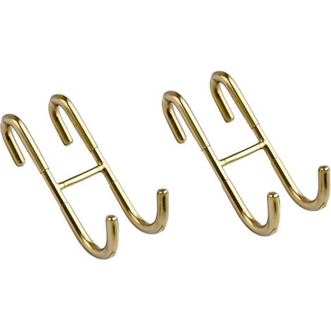 Duschglas-haken Aus 304 Edelstahl, Randloser Und Bohrfreier Badezimmerhalter – Gold