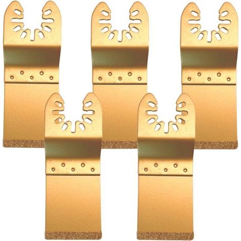 5-teiliges Set Universelle Oszillierende Diamant-sägeblätter Zum Freilegen Von Schneidwürfeln, Multi-tool-einstellklingen, Dolaso