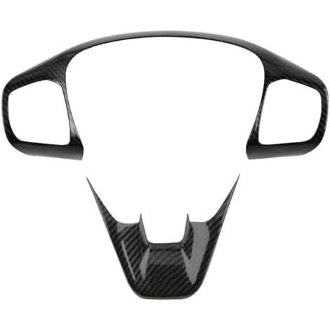 Lenkradabdeckung Für Ford Focus Mk4 2019-2021 St Line Autozubehör Styling Lenkradbezug Zierleisten Rahmen (carbonfaser Schwarz)