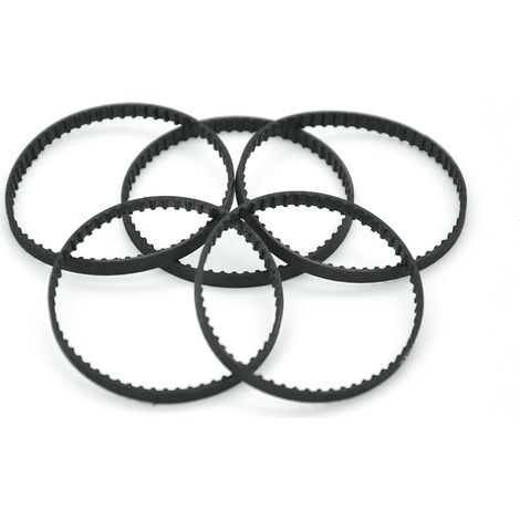 Endlosriemen 227,584 Mm Länge 112 Zähne Synchron 3 Mm Breite Zahnriemen Geschlossene Schleife 5er-pack