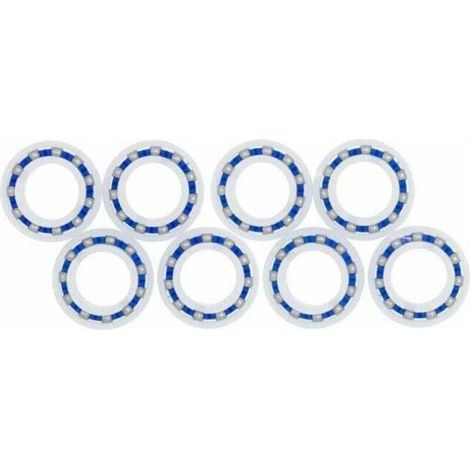 Satz Von 8 Kugellagern Für Räder Des Polaris 280 180 Roboters – Abmessungen 28x15mm – Kunststoffgehäuse – Edelstahlkugeln