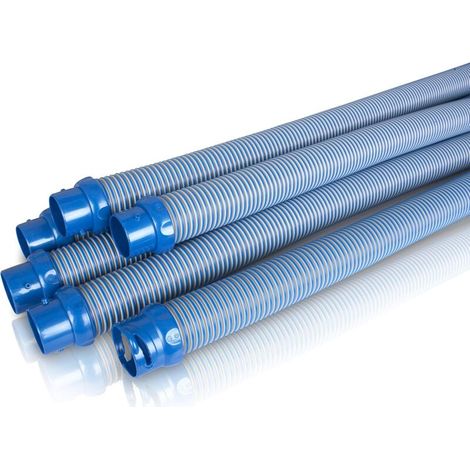 Satz Mit 6 Twist-lock-rohrabschnitten, 6 X 1 M, Für Hydraulische Poolreinigungsroboter, Blau, W78055 100 X 17 X 12 Cm