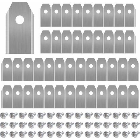 45 Titanmesser Für Alle Husqvarn/automower/yardforce/gardena Mähroboter (3g-0,75 Mm) Mit 45 Schrauben, Ersatzklingen Für Die Modelle 105, 310, 315, 320, 420, 430x, R40i