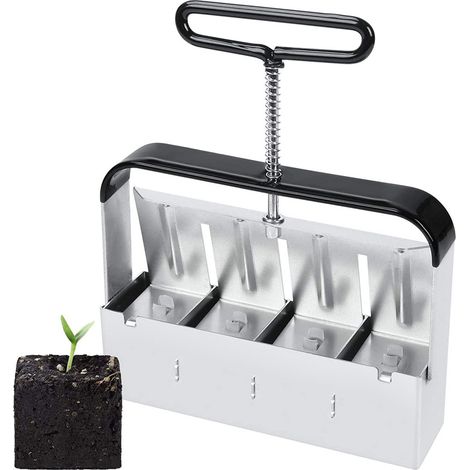 Manuelles Erdandrückwerkzeug – Gartenwerkzeug, Ballenpresse – 5 Cm – Verdichtet Die Erde – Mit Rutschfestem Griff, Ballenpresse Für Setzlinge, Praktisch Zum Pflanzen, Umpflanzen Und