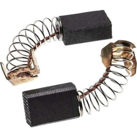2x Kohlebürsten Für Motor 6 X 10 X 15mm Kompatibel Mit Makita 1001, 1100, 1125 (alt), 1600, 1800, 2106, 2106 W Elektrowerkzeug