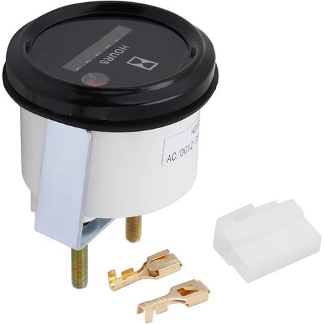 12-36 V Dc Ac 6-stelliger Präziser Runder Quarz-stundenzähler Messgerät Für Boot Auto Lkw Motor