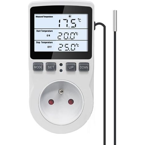 Digitale Temperaturregelung, Thermostat-steckdose Für Heizung Und Kühlung, Lcd-temperaturregler, 200v-250v Für Temperaturregler Im Stall