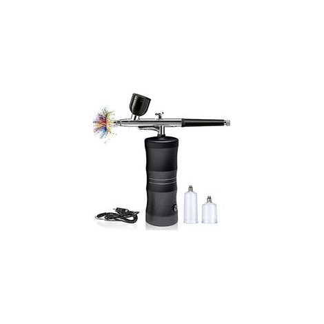Tragbares Kabelloses Mini-airbrush-set Mit Kompressor Für Malerei, Tattoo, Nagelkunst, Mode, Make-up, Tortendekoration Und Friseur