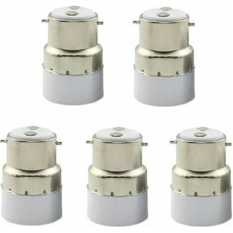 5er-pack B22 Auf E14 Lampensockel-adapter – B22-fassung Auf E14 Standard-lampenhalter-konverter