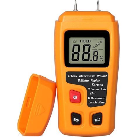 Tragbarer Holzfeuchtigkeitsmesser, Lcd-feuchtigkeitsmesser Zur Messung Der Feuchtigkeit Von Holz, Brennholz Und Papier