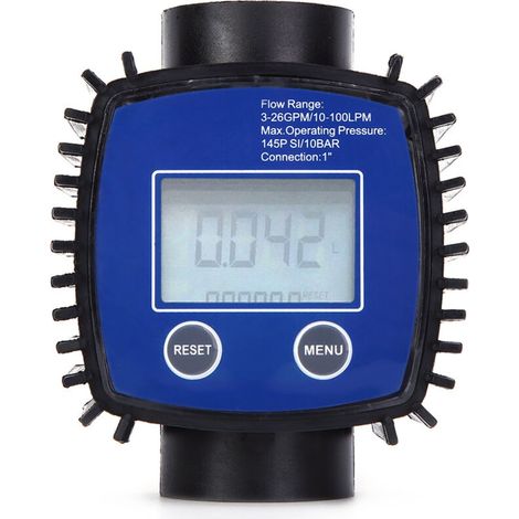 Präziser Digitaler Durchflussmesser Für Wasser Und Diesel – Durchflussbereich 5–120 L/min – 1-zoll-innengewinde – Maximaler Druck 20 Bar