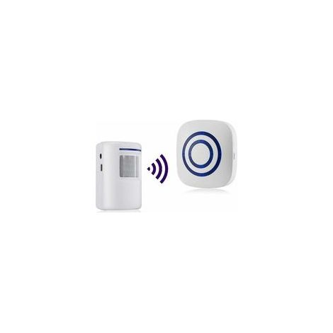 Bewegungsmelder Alarm, Sirene Infrarot-bewegungsmelder-sensor Alarm Funk Pir Set Bewegungsmelder Infrarot-detektor 38 Klingeltöne