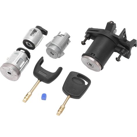 Türschloss-zylinder-set Und Zündschalter Für Ford Fiesta Mk5 – 4 Zylinder, 2 Schlüssel, Aluminiumlegierung - A22050
