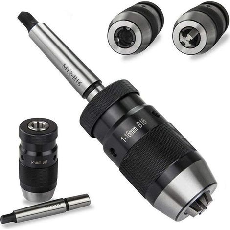 Bohrfutter Ohne Schlüssel 1-16 Mm B16 Bohrmaschinen-spannfutter Ohne Schlüssel Für Drehmaschine