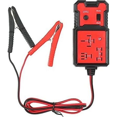 12-v-elektronik-relaisprüfer Mit Klammern – Elektronischer Relaisprüfer Für Die Kfz-reparatur