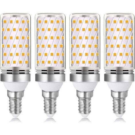 Led-glühlampe E14 16w Warmweiß 3000k 1600lm, Entspricht Halogenlampe E14 100w 120w, Ac 230v, Nicht Dimmbar, 4 Stück