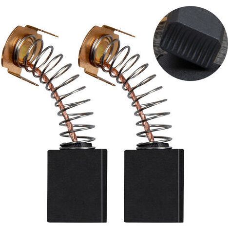 Kohlebürsten Für Motoren, Hochwertige Langlebige Kohlebürsten, 12 X 8 X 5 Mm Kompatibel Mit Winkelschleifern (10 Paare)