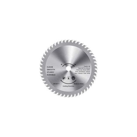 Tct-kreissägeblatt - 115 Mm - Holzschnitt - Legierter Stahl - 48 Zähne - Einsatzbereit - Für Die Holzbearbeitung - Sauberer Schnitt - 32 Mm - Bohrung