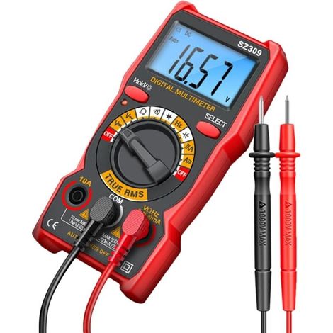 Kapazitätsmesser, Resistiv, Intelligenter Kapazitätsmesser, Lcd-multimeter Mit 1999 Messpunkten Und Hintergrundbeleuchtung, Präzise Messung, Multimeter Für Haushaltsgeräte