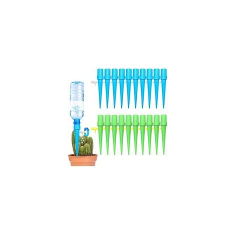 20er Set Tropfbewässerung, Automatische Bewässerung Für Zimmer- Und Außenpflanzen, Einstellbare Tropfbewässerung Mit Flaschenbewässerung Im Topf, Für Garten, Innen- Und Außenbereich