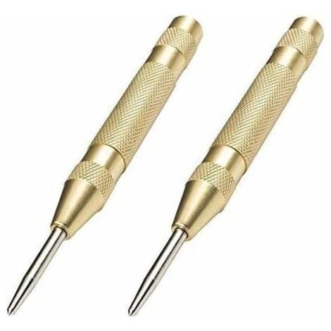 Set Aus 2 Automatischen Körnern Für Metall Oder Holz (gold)