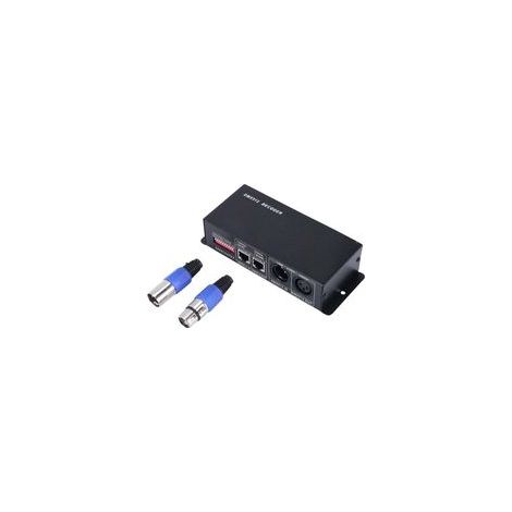 4-kanal Rgbw Led-controller 8a Für 12v 24v Streifen, 512 Ch Decoder