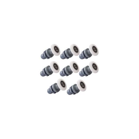 8 Stück Duschschiebetür-rollen 19 Mm Für Badezimmer, Glasduschtür-gleitrollen