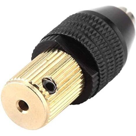 Bohrfutter, Mini-bohrfutter, Elektrisches Miniatur-spannfutter Mit Selbstspannender Funktion Und Rutschfestem Texturdesign, 0,3–3,4 Mm (3,17 Mm)