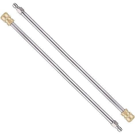 2er-set Hochdruckreiniger-lanzenverlängerung Ulisem, 43 Cm Ersatzlanze Mit 6,35 Mm Schnellkupplung Für Hochdruckreiniger