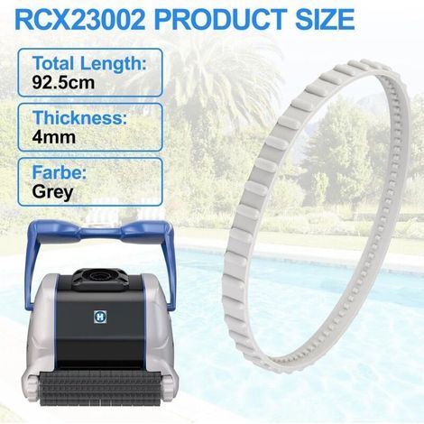 Antriebsriemen Für Pool, 2 Stück Gummi Für Hayward Aquavac Tiger Shark, Modelle Plus Und Qc