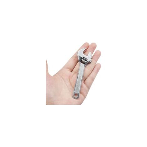 Verstellbarer Schraubenschlüssel 4 Zoll, Länge 100 Mm, Mini-verstellschrauber Aus Stahl, Verchromt, Für Industrie Und Autoreparatur