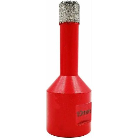 Forets Diamant 10mm Bohrkronen Mit M14-gewinde Für Trockenes Bohren In Porzellan, Fliesen, Granit Und Marmor